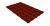 Металлочерепица квадро 0,45 PE RAL 3009 оксидно-красный